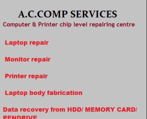 Photo of A.C.Comp Services (Laptop & Printer Chip level repairing centre)