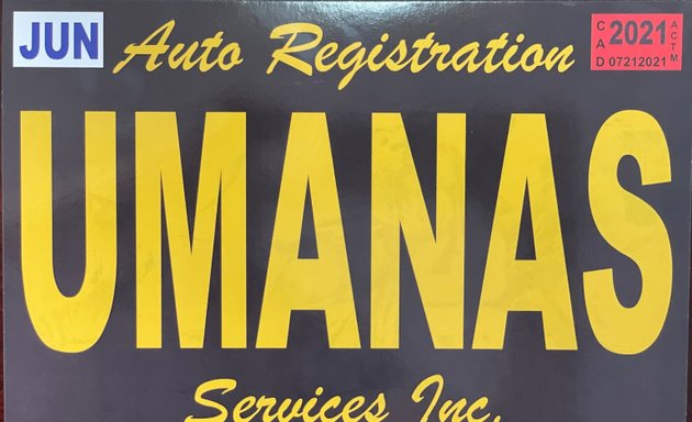Photo of Umana's Auto Registration Services Inc.