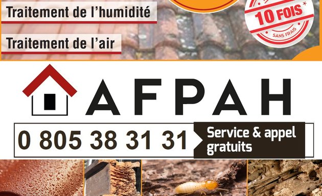 Photo de AFPAH - Traitement de charpente, termite, capricorne, mérule, démoussage, humidité