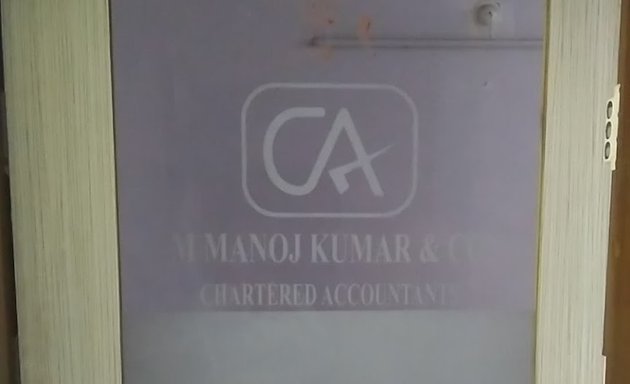 Photo of M.manoj Kumar & co. Chartered Accountant