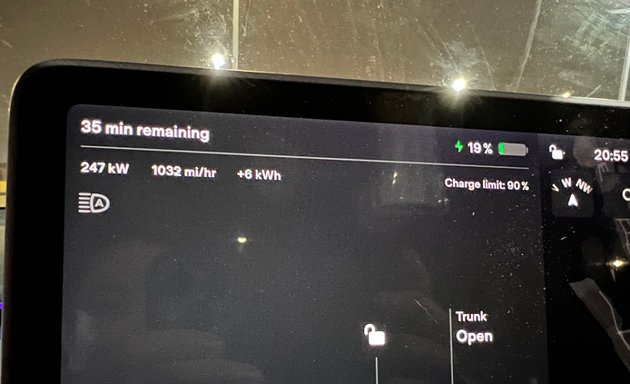 Photo of Tesla Supercharger