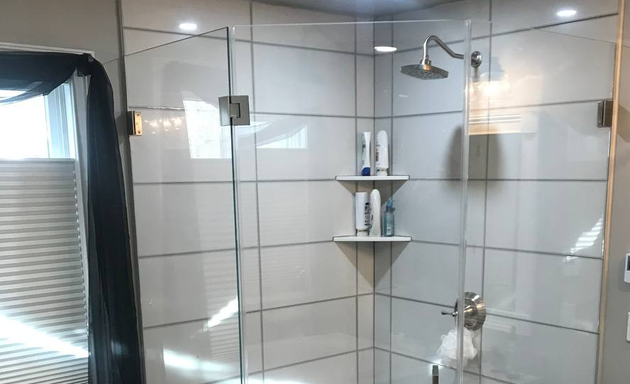 Photo of Frameless shower doors and Mirrors, shower enclosure