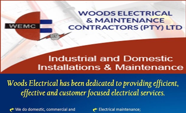Photo of Woods Electrical & Maintenance Contractors PTY (LTD)