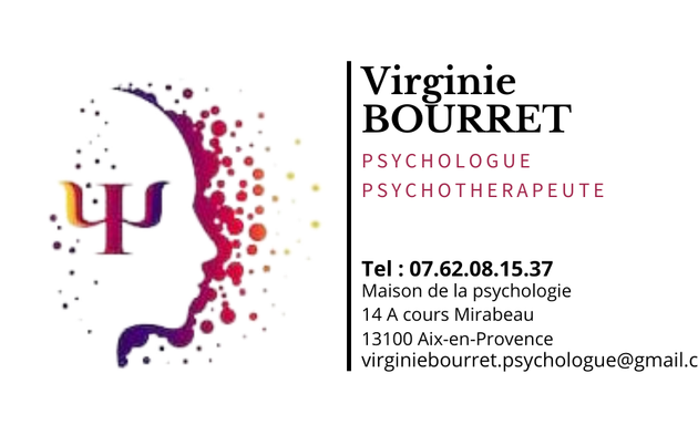 Photo de Virginie BOURRET Psychologue Clinicienne Psychothérapeute Aix en Provence