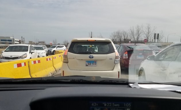 Photo of O'Hare TNP Rideshare Staging Area