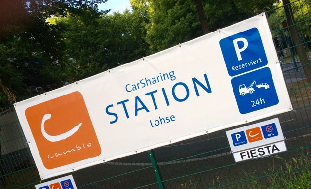Foto von cambio CarSharing-Station Lohse