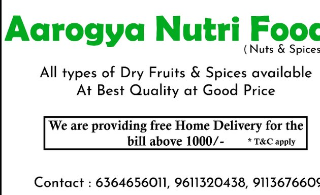 Photo of Aarogya Nutri Foods
