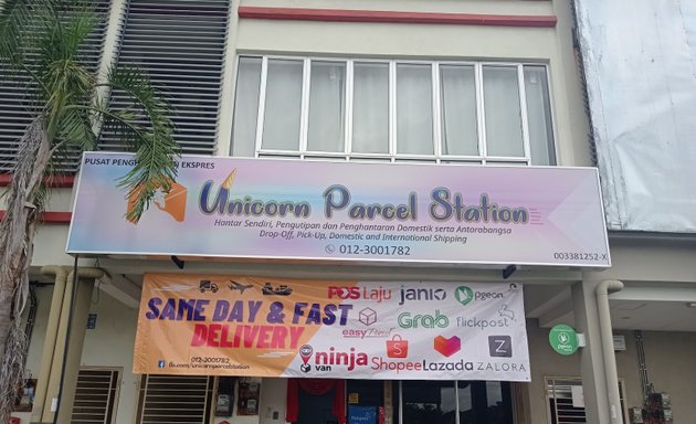 Photo of Unicorn Parcel Station (Pos Laju Pgeon EasyParcel GDEX Ninja Van Shopee Drop Off Point Lazada Drop Off Point Zalora Returns)