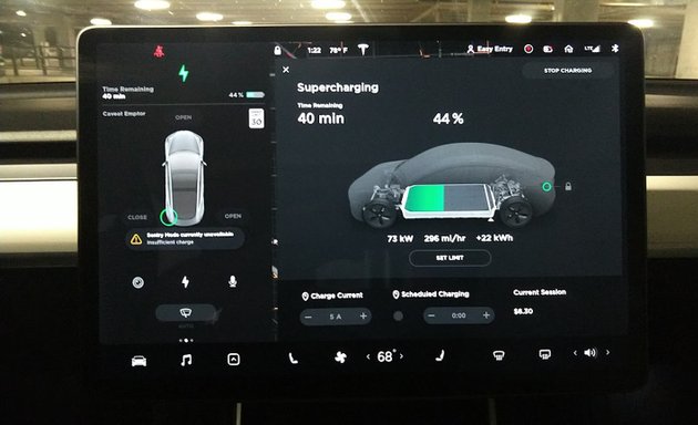 Photo of Tesla Supercharger