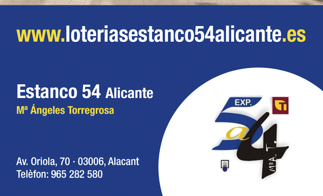 Foto de Estanco 54 Alicante - Loterías