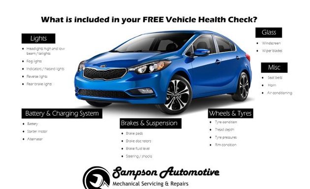 Photo of Sampson Automotive - Vehicle Servicing, Brakes, Tyres, Suspension, Air Conditioning, Safety Certificates