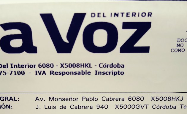 Foto de La Voz Del Interior Distribucion