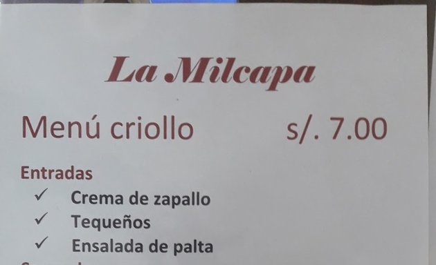 Foto de Restaurante La Milcapa