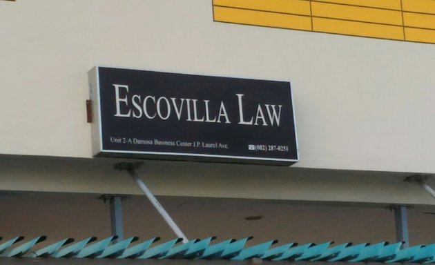 Photo of Escovilla Law