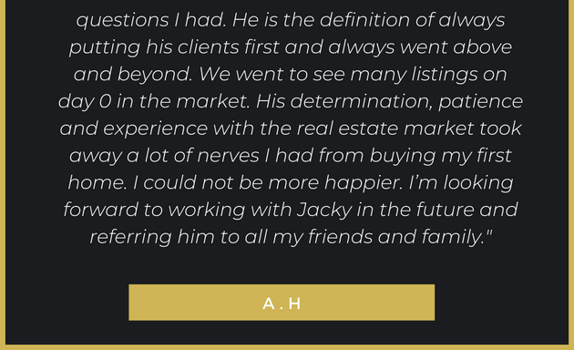 Photo of Jacky Wu Real Estate Agent - Realtor - Broker