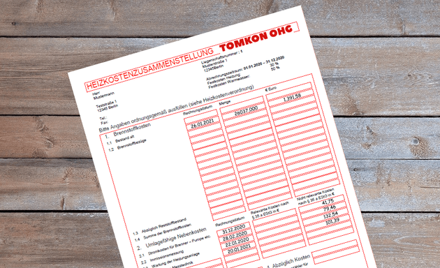 Foto von TOMKON OHG | Wärmemessdienst