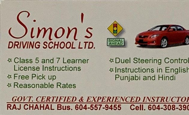 Photo of Simon's Driving School LTD