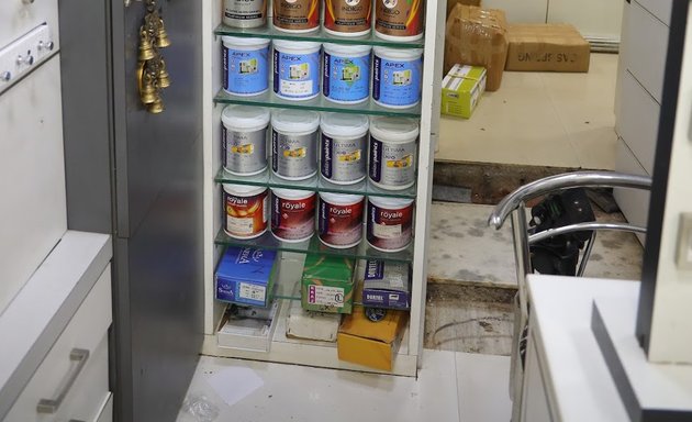 Photo of Nakoda hardware and paints