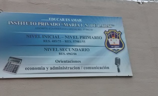 Foto de Instituto Privado “María I.N. de Labat“