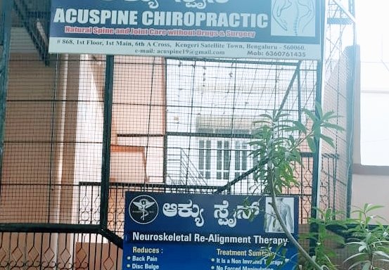 Photo of Acuspine Chiropractic Care for Back pain, Knee pain, Spine related problem and Advanced Osteopathy treatments.