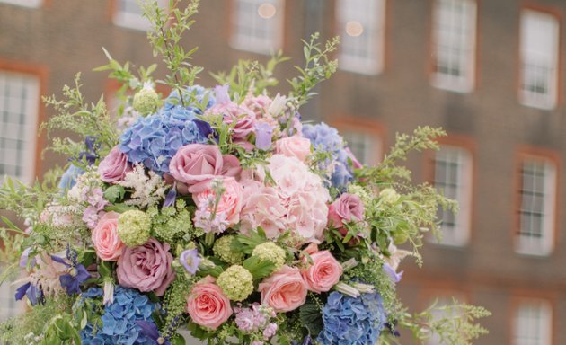 Photo of Pinstripes and Peonies