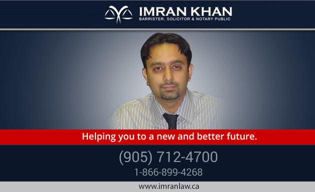 Photo of Imran Khan - Canadian Immigration & Real Estate Lawyer