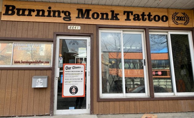 Photo of Burning Monk Tattoo mtl