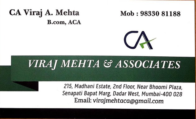 Photo of Viraj Mehta & Associates, Chartered Accountants