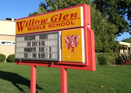 Photo of Willow Glen Middle School