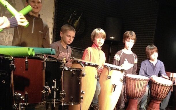 Foto von boogadoo Trommeln b-school@bfgs Drumschool Schlagzeugunterricht