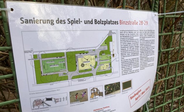 Foto von Spielplatz Binzstraße