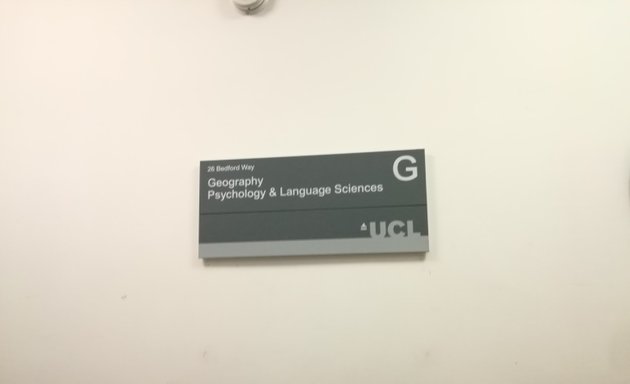 Photo of UCL Division of Psychology and Language Sciences
