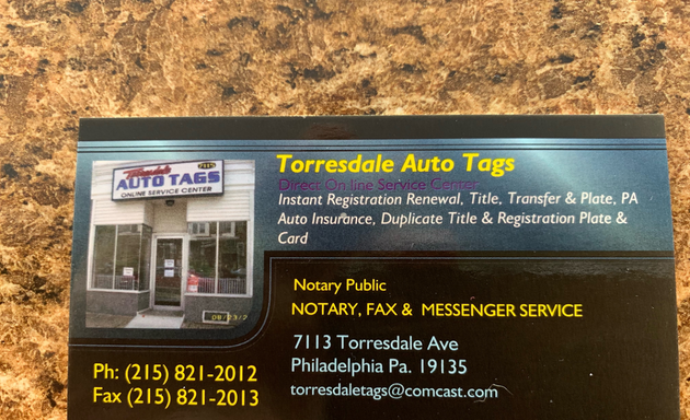 Photo of Torresdale Auto Tags