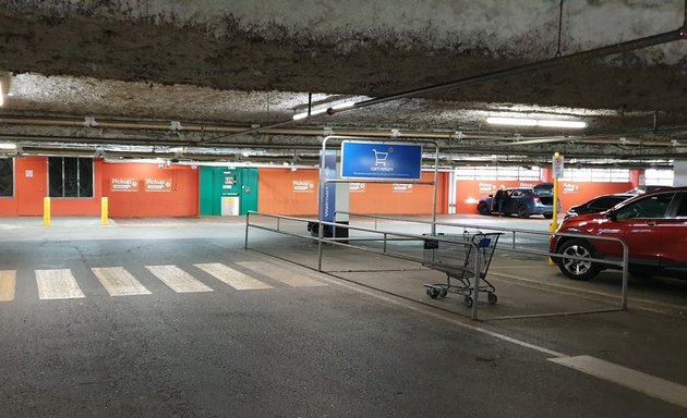 Photo of Online Pickup Walmart Basement Parking