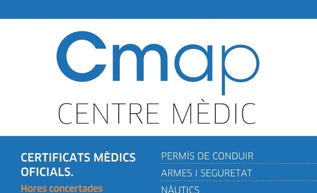 Foto de CMAP, S.L. - PCR Antigenos Barcelona - Renovación Carnet Conducir Náutico Armas Prevención Riesgos Laborales Radiaciones Ionizantes Revision radiologica BALMES 08006