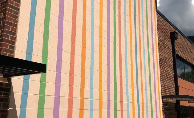 Photo of The Confetti Stripes Wall