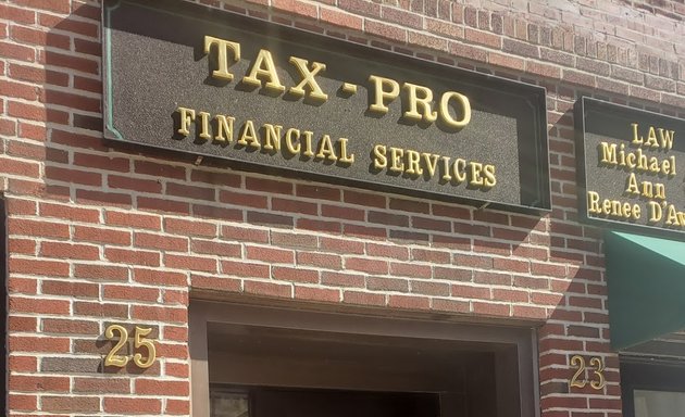 Photo of tax pro Financial Services