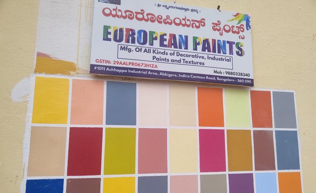 Photo of European Paints