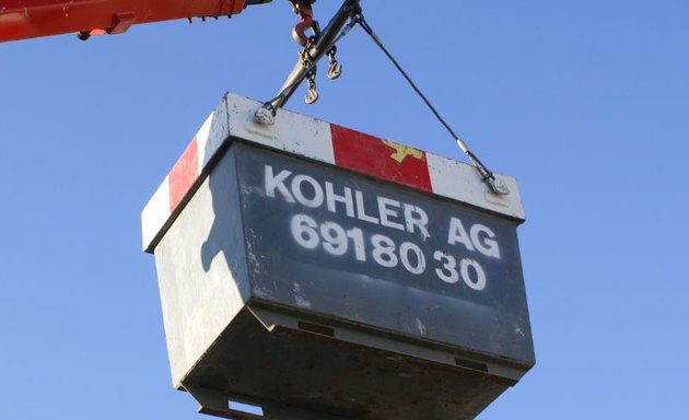 Foto von Kohler AG Muldenservice