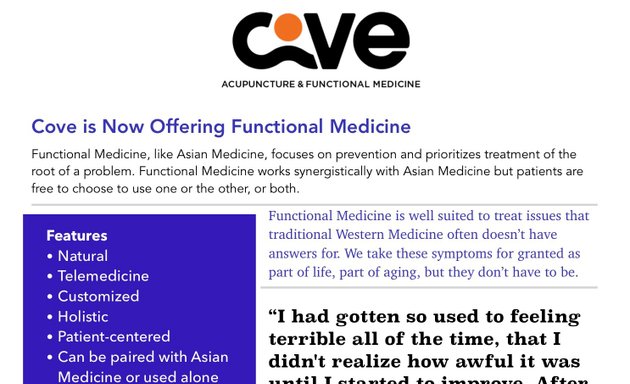 Photo of Cove Acupuncture and Functional Medicine