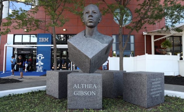 Photo of Althea Gibson Statue
