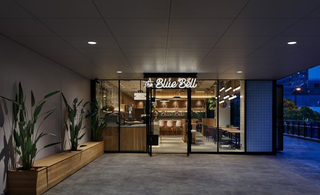 写真 みなとみらいのカフェ "The Blue Bell" ピザ ディナー