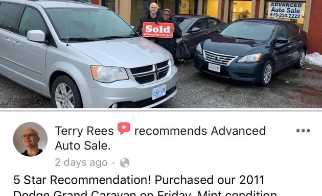 Photo of Advanced Auto Sale
