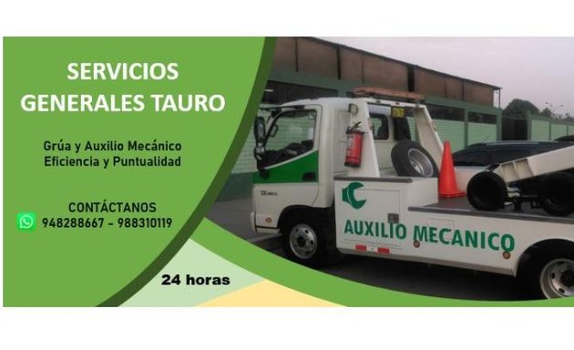 Foto de Servicio de Grua y Auxilio Mecanico Tauro SAC