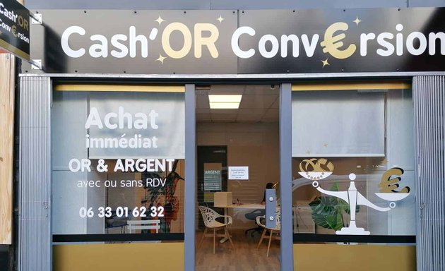 Photo de Cash'OR Conversion - Boutique de rachat d'or à Clermont-Ferrand - Vente d'or