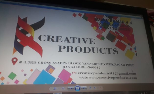 Photo of creative prroducts