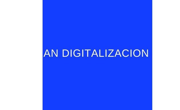 Foto de an Digitalizacion