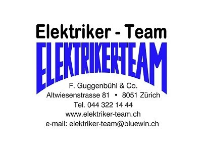 Foto von Elektriker-Team F. Guggenbühl & Co. +41 44 322 14 44