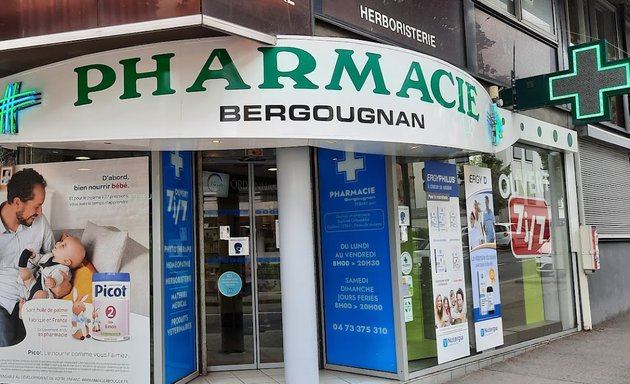 Photo de Pharmacie Clermont Ferrand PUY DE DOME BERGOUGNAN OUVERT 7/7 GARDE DIMANCHE