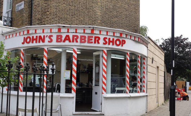 Photo of John's barber